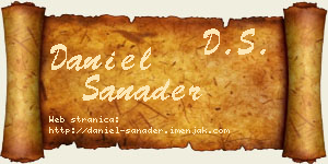 Daniel Sanader vizit kartica